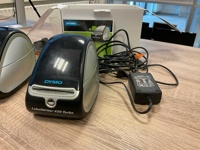 Dymo labelwriter 450 turbo labelprinter (2x) - afbeelding 2 van  4
