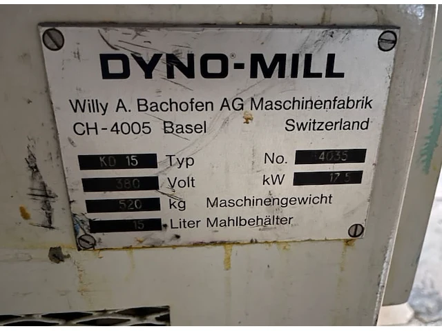 Dyna-mill kd 15 kraalmolen - afbeelding 8 van  9