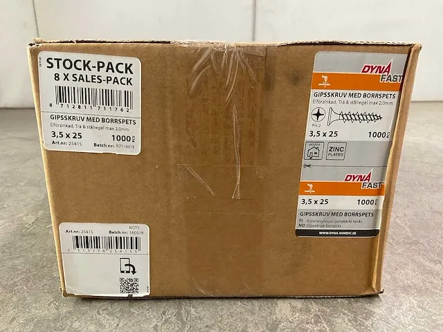 Dynafast - 3,5x25 mm - gipsplaatschroef 13.15 kg (8x) - afbeelding 5 van  5
