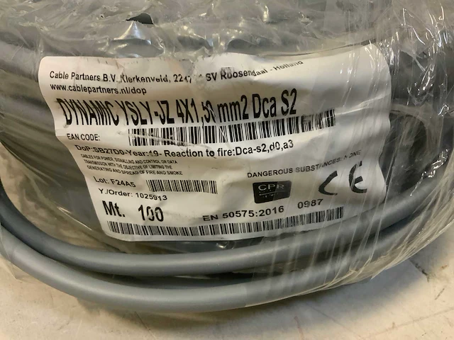 Dynamic ysly-jz 4x1.5mm kabel 100m - afbeelding 2 van  3