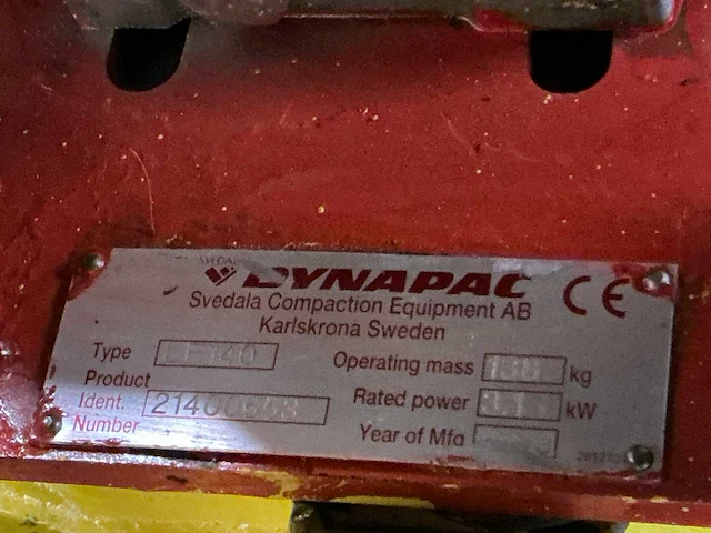 Dynapac lf 140 trilplaat - afbeelding 6 van  14