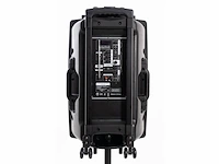 Dynapro 15' (nieuwste generatie) draagbare luidspreker professioneel audiosysteem vermogen 800w usb bluetooth microfoons zwart - afbeelding 2 van  6