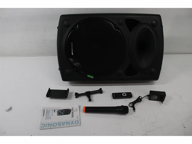 Dynapro 15' (nieuwste generatie) draagbare luidspreker professioneel audiosysteem vermogen 800w usb bluetooth microfoons zwart - afbeelding 6 van  6