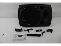 Dynapro 15' (nieuwste generatie) draagbare luidspreker professioneel audiosysteem vermogen 800w usb bluetooth microfoons zwart - afbeelding 6 van  6