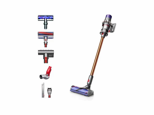 Dyson cyclone v10 absolute - steelstofzuiger - koper - 150 air watts - hepa - lange batterijduur - afbeelding 1 van  3