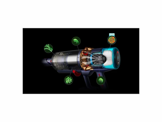 Dyson gen5 detect absolute steelstofzuiger pruisisch blauw/helder koper - afbeelding 3 van  6