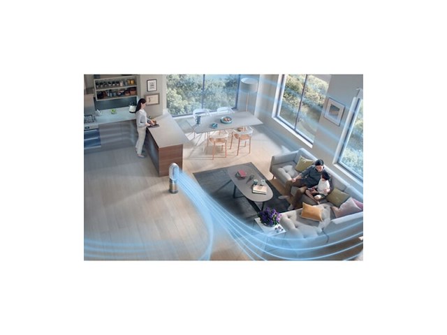 Dyson purifier cool gen1 tp10 luchtreiniger ventilator hepa filter zilver/wit - afbeelding 3 van  4