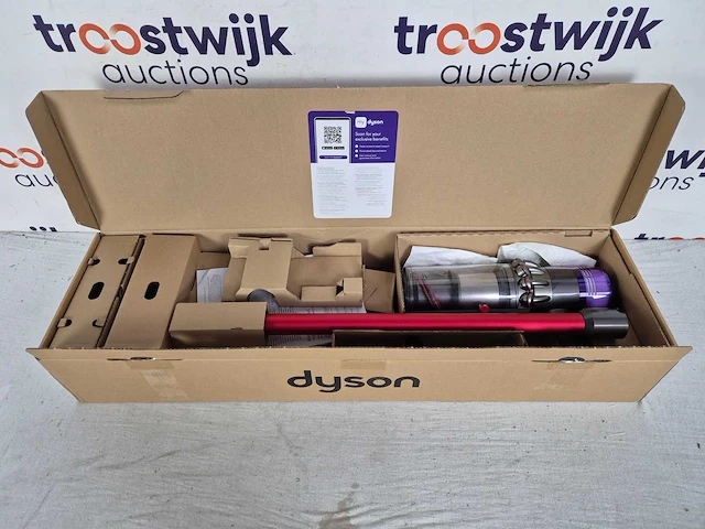 Dyson v11 fluffy - steelstofzuiger - rood - 185 air watts - hepa - speciale zachte roller - afbeelding 3 van  3