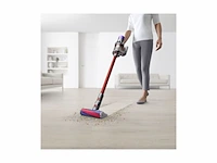 Dyson v11tm fluffy draadloze steelstofzuiger nickel/rood - afbeelding 3 van  6