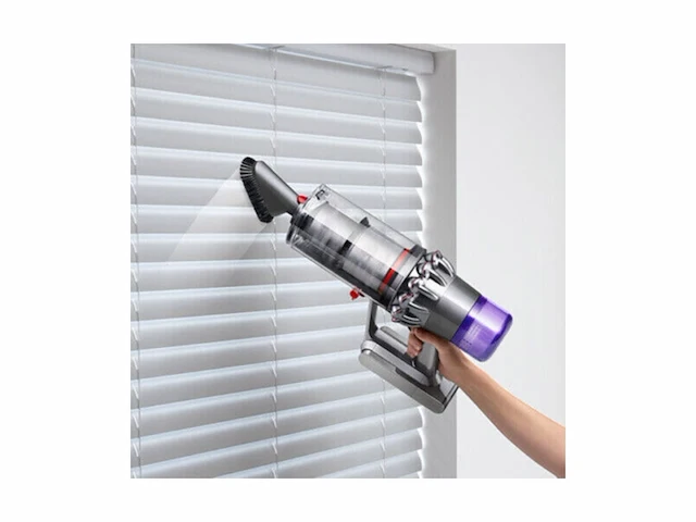 Dyson v11tm fluffy draadloze steelstofzuiger nickel/rood - afbeelding 4 van  6