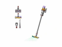 Dyson v15 detect absolute - steelstofzuiger - nikkel/geel - afbeelding 1 van  2