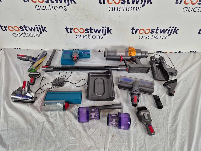 Dyson v15s detect submarine - steelstofzuiger met dweilfunctie- nikkel/geel - 230 air watts - afbeelding 2 van  2