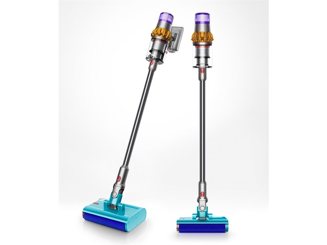Dyson v15s detect submarine steelstofzuiger met dweilfunctie 230 air watts nikkel/geel - afbeelding 2 van  4