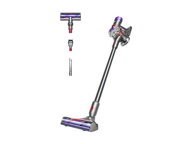 Dyson v8 advanced steelstofzuiger 130 air watts hepa zilver - afbeelding 1 van  5