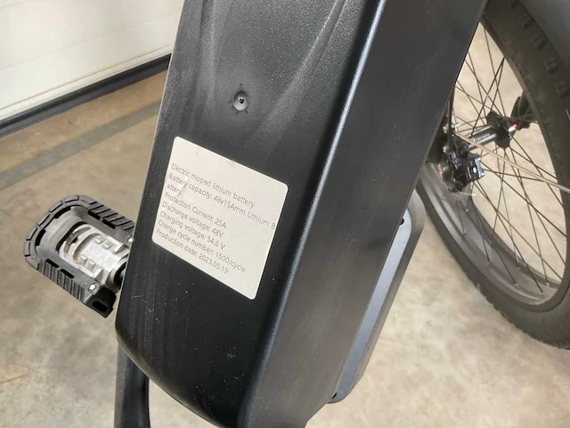 Dyu king 750 ebike - afbeelding 13 van  14