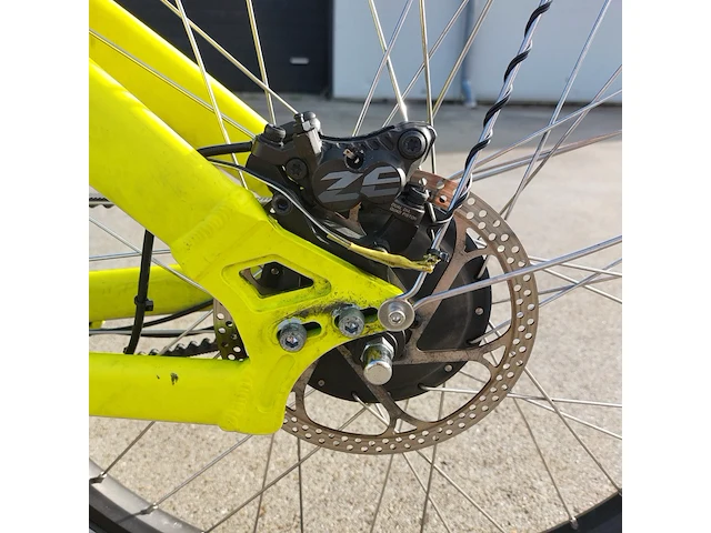E-bakfiets, kettler, triobike cargo, fluorescerend geel - afbeelding 2 van  24