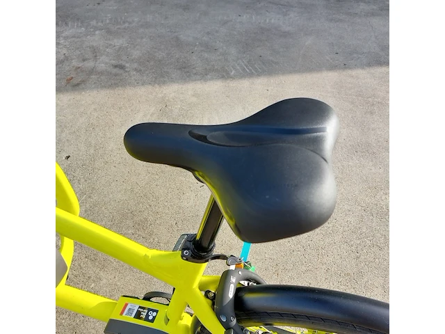 E-bakfiets, kettler, triobike cargo, fluorescerend geel - afbeelding 5 van  24