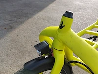 E-bakfiets, kettler, triobike cargo, fluorescerend geel - afbeelding 9 van  24