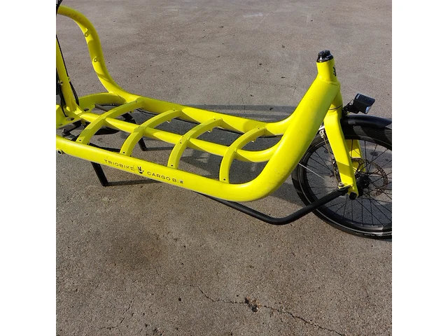 E-bakfiets, kettler, triobike cargo, fluorescerend geel - afbeelding 10 van  24