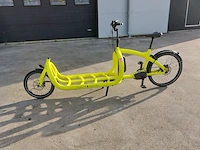 E-bakfiets, kettler, triobike cargo, fluorescerend geel - afbeelding 1 van  24