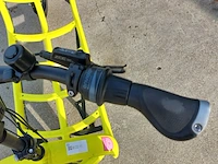 E-bakfiets, kettler, triobike cargo, fluorescerend geel - afbeelding 14 van  24