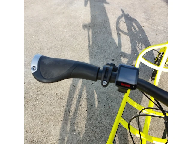 E-bakfiets, kettler, triobike cargo, fluorescerend geel - afbeelding 16 van  24