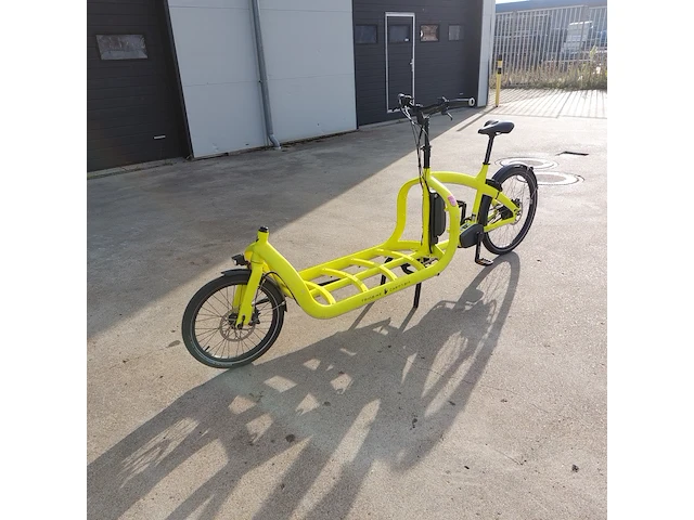 E-bakfiets, kettler, triobike cargo, fluorescerend geel - afbeelding 12 van  24