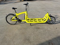 E-bakfiets, kettler, triobike cargo, fluorescerend geel - afbeelding 20 van  24