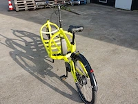 E-bakfiets, kettler, triobike cargo, fluorescerend geel - afbeelding 23 van  24