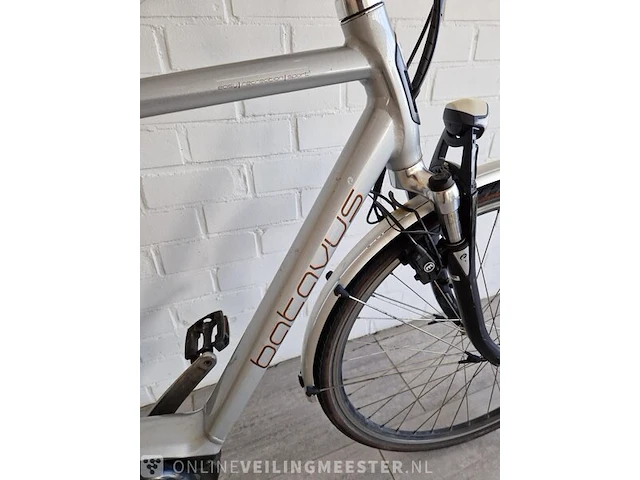 E-bike batavus, zilver - afbeelding 10 van  14