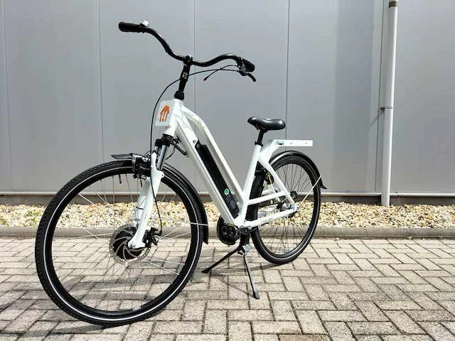 E-bike bezorg fiets, delivery support, wit, 2022 - afbeelding 3 van  4