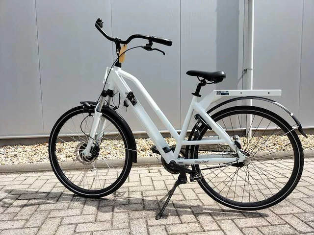 E-bike bezorg fiets, delivery support, wit, 2022 - afbeelding 1 van  4
