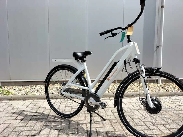 E-bike bezorg fiets, delivery support, wit, 2022 - afbeelding 3 van  4