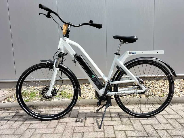 E-bike bezorg fiets, delivery support, wit, 2022 - afbeelding 1 van  4