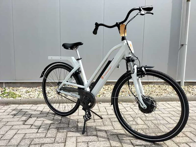 E-bike bezorg fiets, delivery support, wit, 2022 - afbeelding 3 van  4