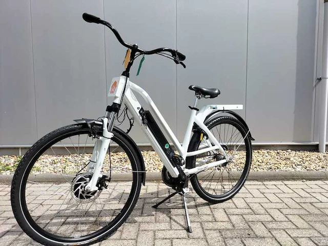 E-bike bezorg fiets, delivery support, wit, 2022 - afbeelding 2 van  4