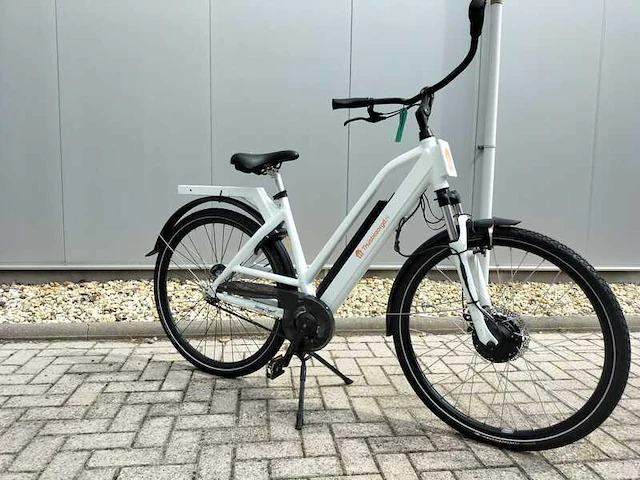 E-bike bezorg fiets, delivery support, wit, 2022 - afbeelding 3 van  4