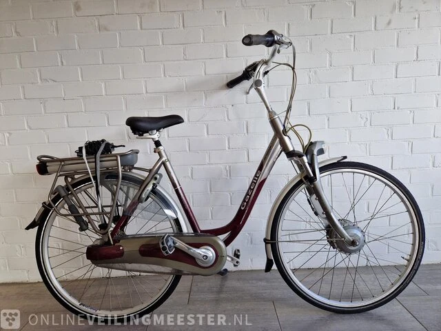 E-bike gazelle, rood-zilver - afbeelding 1 van  9