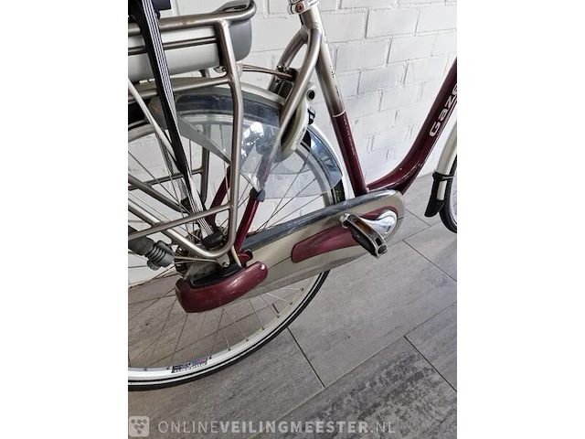 E-bike gazelle, rood-zilver - afbeelding 4 van  9