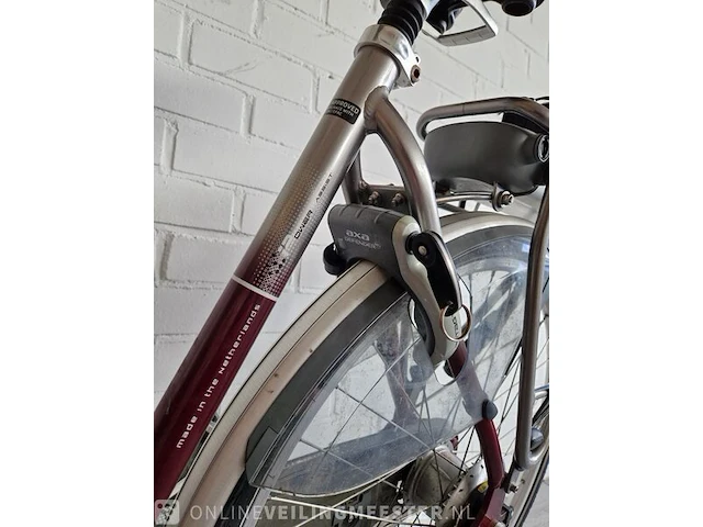 E-bike gazelle, rood-zilver - afbeelding 6 van  9
