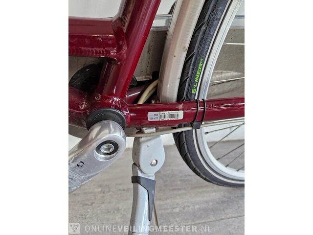 E-bike gazelle, rood-zilver - afbeelding 7 van  9