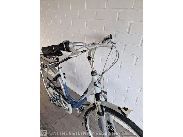 E-bike gazelle , wit-blauw - afbeelding 2 van  8