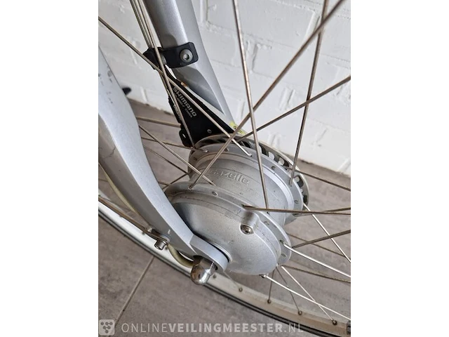 E-bike gazelle , wit-blauw - afbeelding 3 van  8