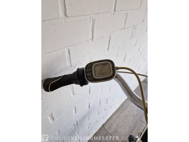 E-bike gazelle , wit-blauw - afbeelding 4 van  8