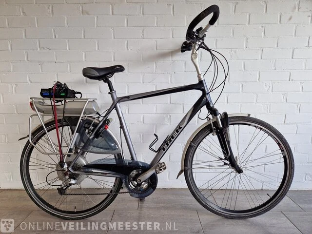 E-bike trek, zilver-blauw - afbeelding 1 van  9