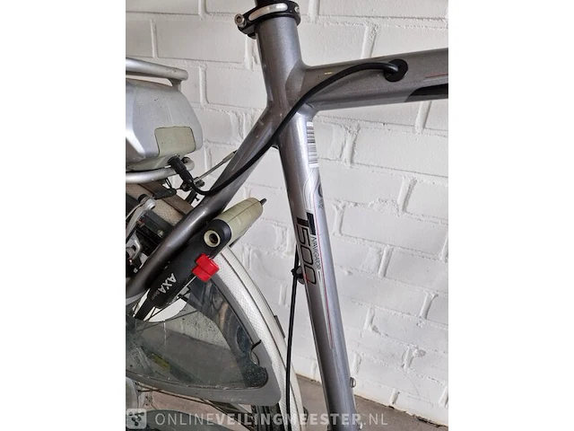 E-bike trek, zilver-blauw - afbeelding 4 van  9