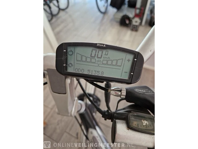 E-bike trek, zilver-blauw - afbeelding 9 van  9
