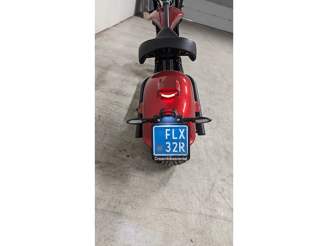 E-scooter / e-chopper, mangosteen, m1, rood, 2023 - afbeelding 3 van  28