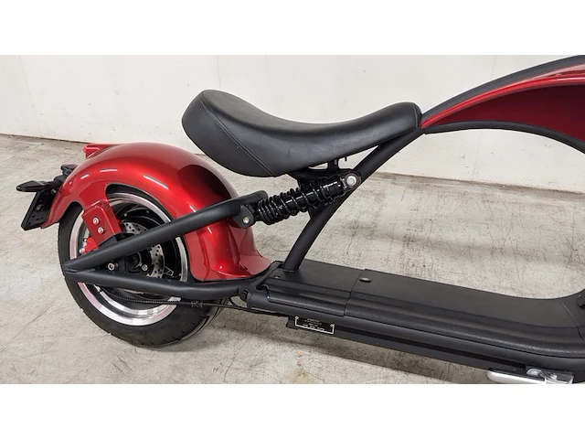 E-scooter / e-chopper, mangosteen, m1, rood, 2023 - afbeelding 25 van  28