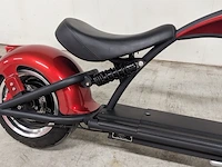 E-scooter / e-chopper, mangosteen, m1, rood, 2023 - afbeelding 25 van  28